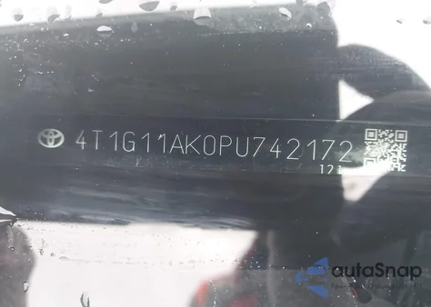 2023 Toyota Camry Se z USA, uszkodzony, nr VIN 4T1G11AK0PU742172